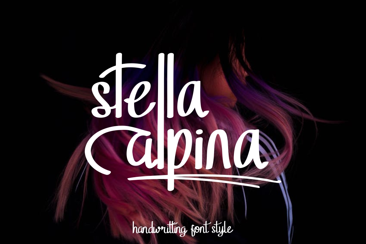 Stella Alpina font